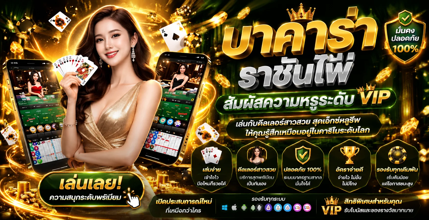 คาสิโนสดออนไลน์ WORLD1688VIP บาคาร่าถ่ายทอดสดกับดีลเลอร์จริง