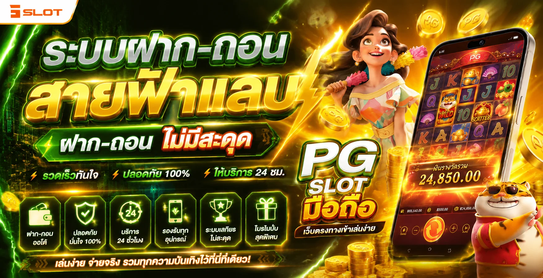 สล็อตออนไลน์ WORLD1688VIP รวมเกมจากค่ายดังกว่า 30 ค่าย